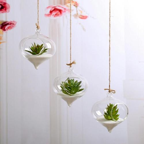 Glass Hanging Terrarium by Veasoon