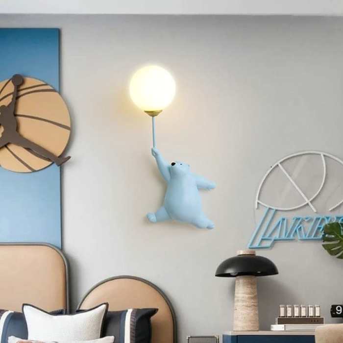 Polar Bear Wall Lamp by Veasoon