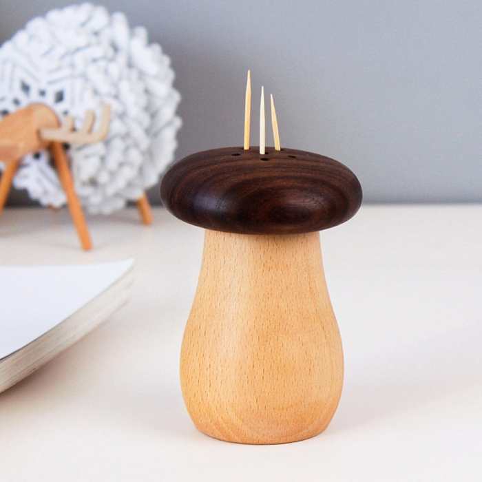 Mushroom Toothpick Holder by Veasoon