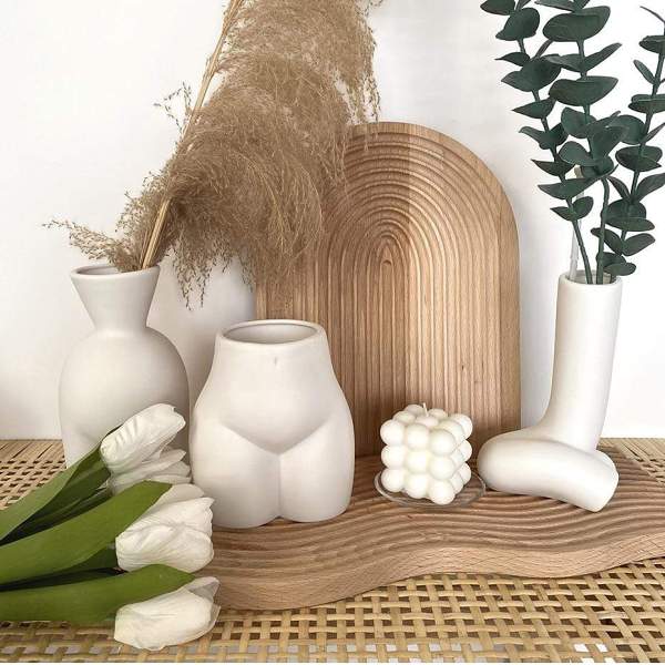 Body Parts Flower Vase by Veasoon