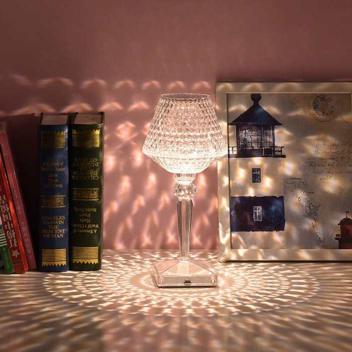 Crystallia Crystal Table Lamp by Veasoon