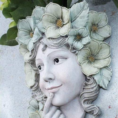 The Flower Goddess Wall Pot by Veasoon