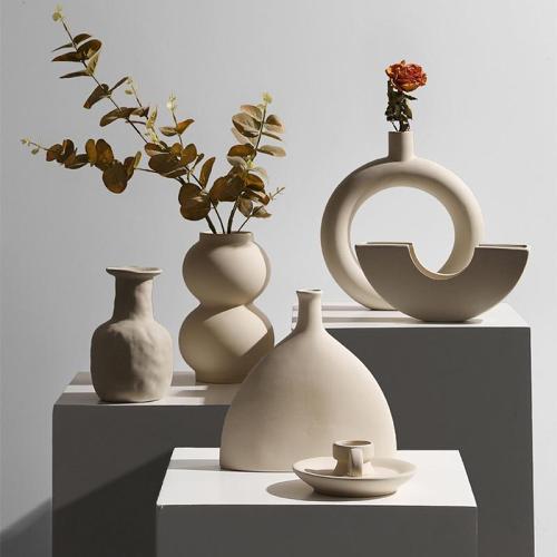Nordic Aesthetic Ceramic Vases by Veasoon
