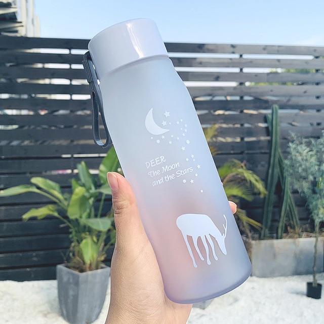 Deer The Moon and The Stars Water Bottle by Veasoon