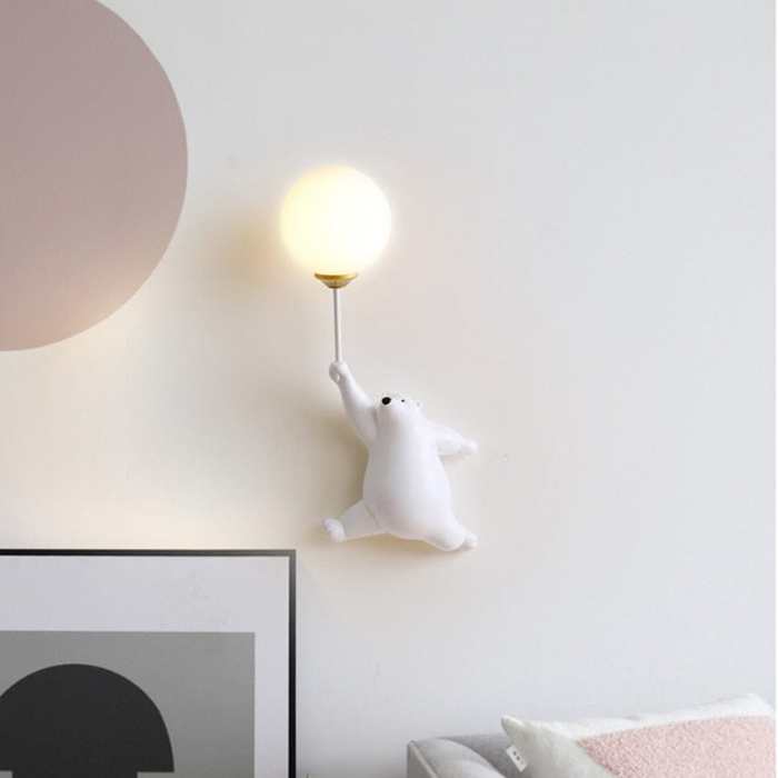 Polar Bear Wall Lamp by Veasoon