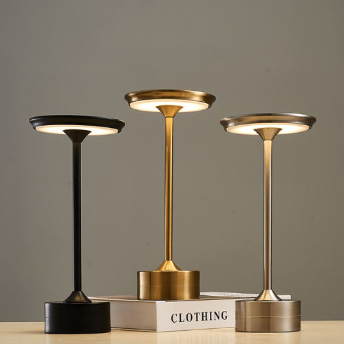 Cordless Metallic LED Table Lamp by Veasoon