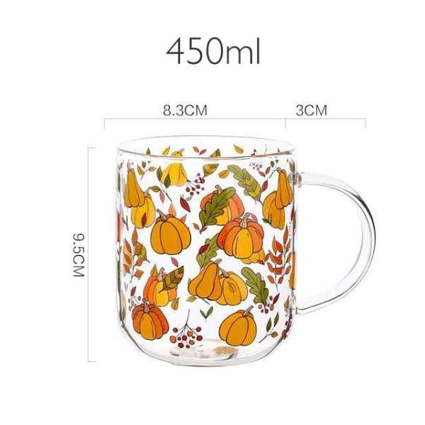 Mushroom Glass Mug by Veasoon