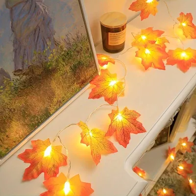Maple Leaf LED Lights by Veasoon