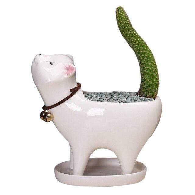 Cute Cat Planter Pot by Veasoon