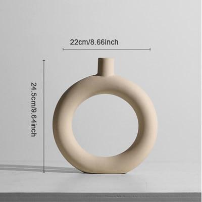 Nordic Aesthetic Ceramic Vases by Veasoon