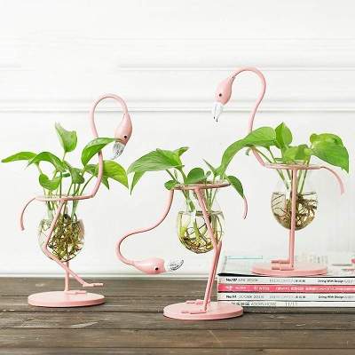 Flamingo Standing Propagation Station by Veasoon