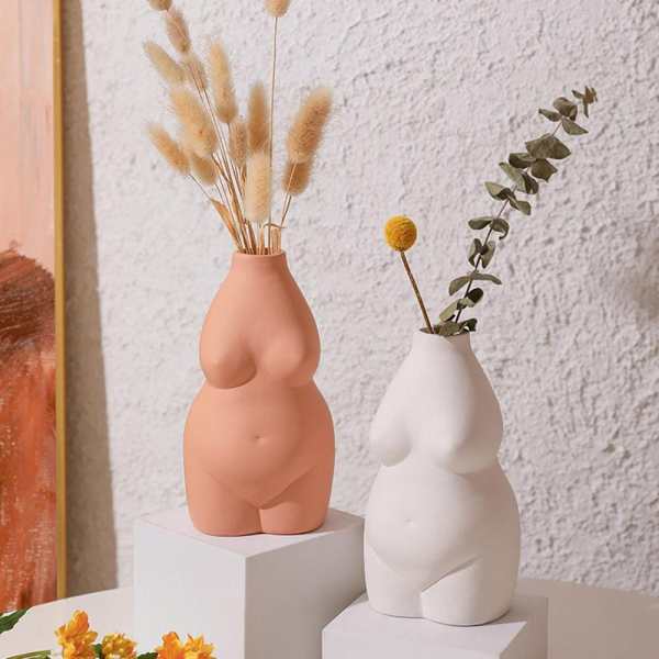 Female Body Art Vase by Veasoon