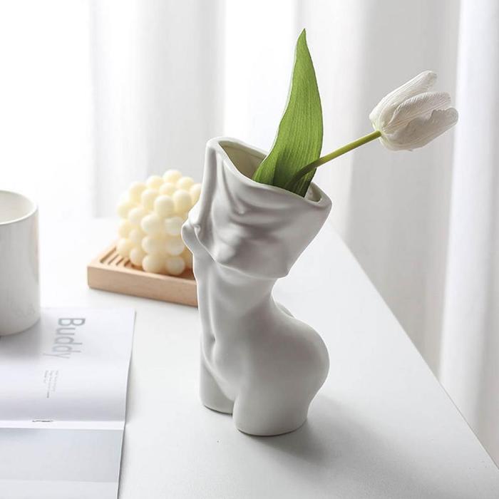 Female Form Sculpture Vase by Veasoon
