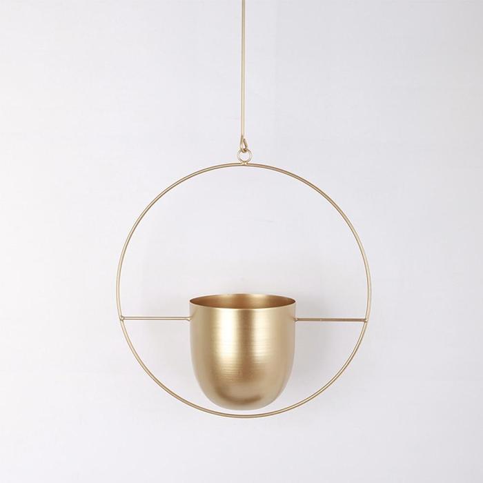Metal Hanging Plant Pot by Veasoon