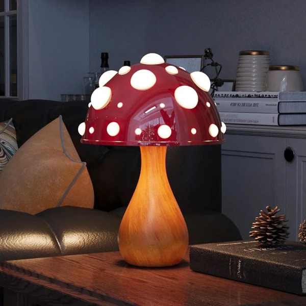 Mushroom Table Lamp by Veasoon