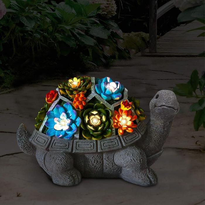 Turtle Solar Powered Garden Decor by Veasoon