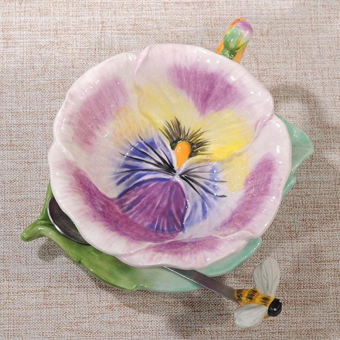 Luxury Flower Cup by Veasoon
