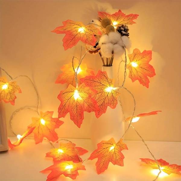 Maple Leaf LED Lights by Veasoon