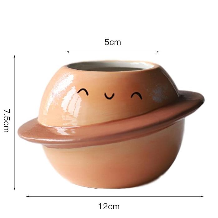 Planet Shaped Plant Pot by Veasoon