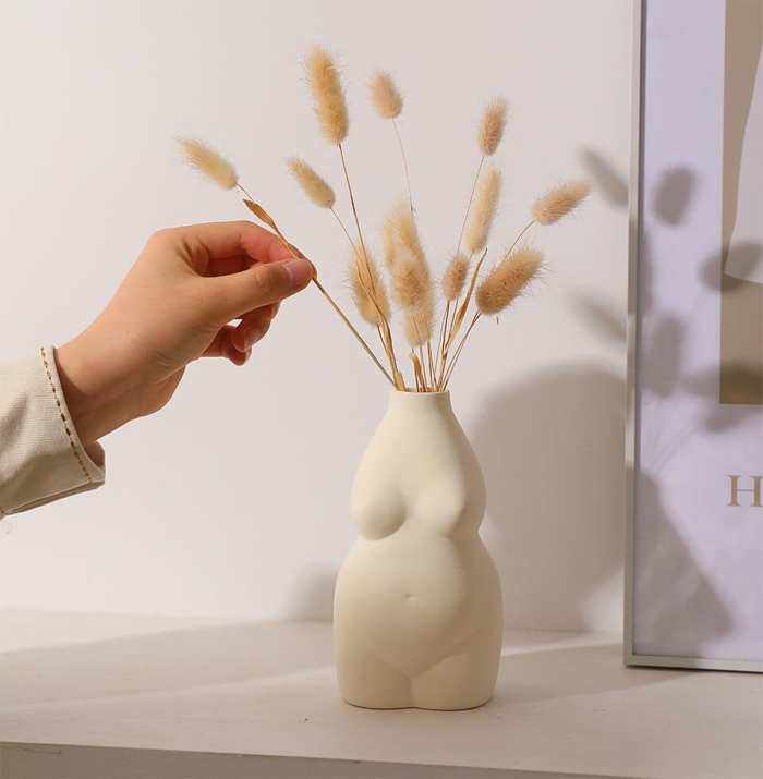 Female Body Art Vase by Veasoon