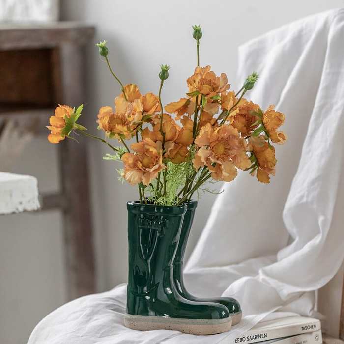 Boots Ceramic Flower Vase by Veasoon
