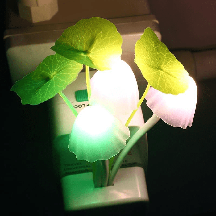 LED Mushroom Night Lamp by Veasoon
