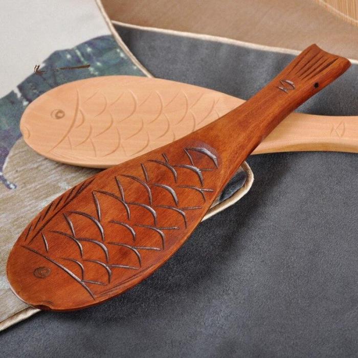 Wooden Fish Rice Spoon by Veasoon