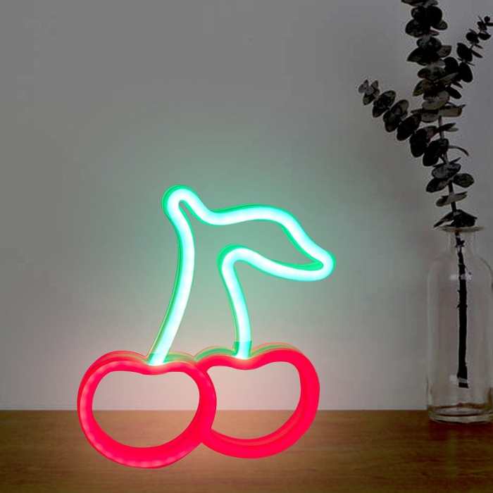 Cherry LED Neon Sign by Veasoon