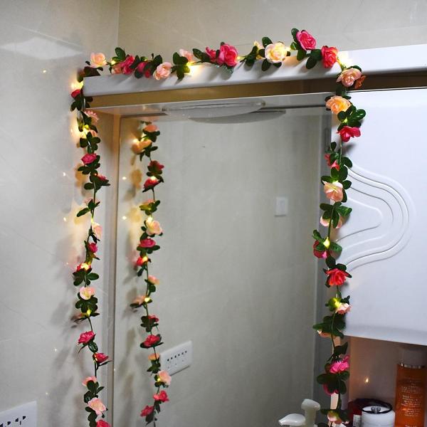 Decorative Rose Vine String Lights by Veasoon