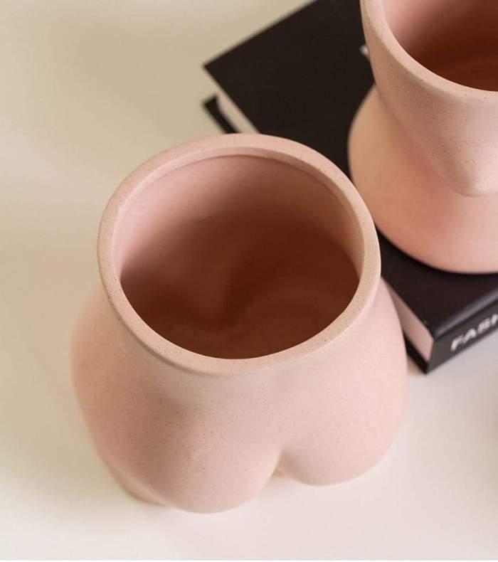 Ceramic Human Parts Vase by Veasoon