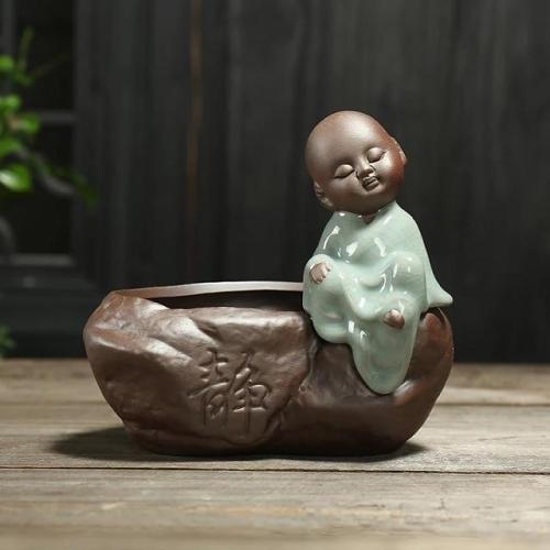 Little Monk Ceramic Flower Pot by Veasoon