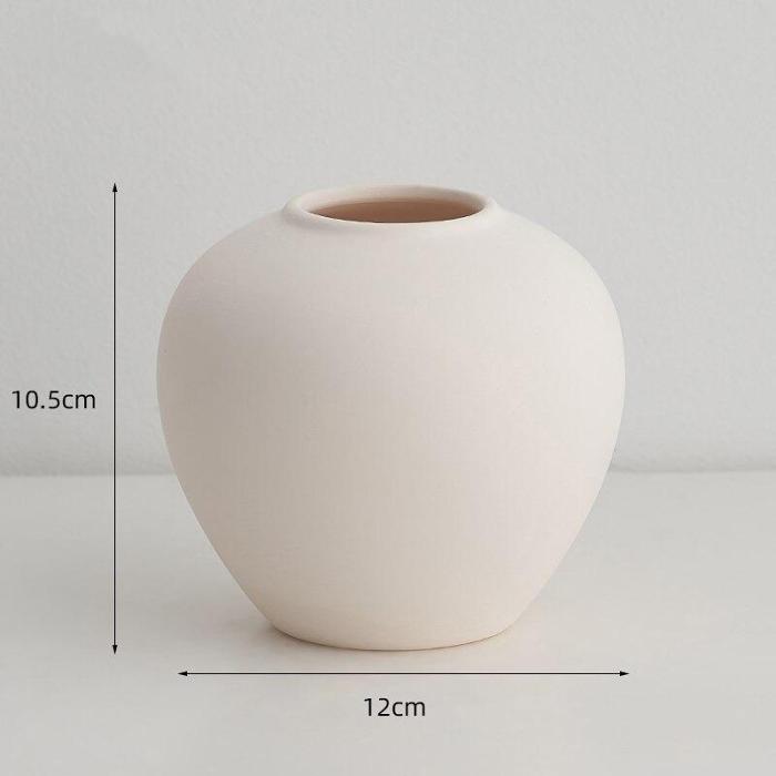 Minimalist Nordic Ceramic Flower Vase by Veasoon