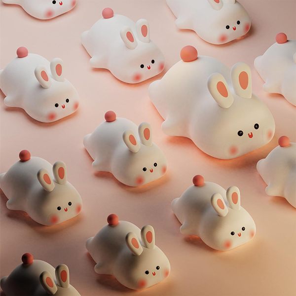 Rabbit Squishy Light by Veasoon