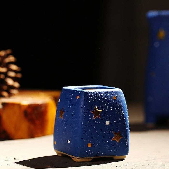 Handmade Starry Design Plant Pots by Veasoon