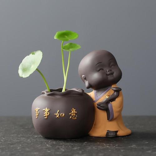 Cute Baby Buddha Flower Pot by Veasoon