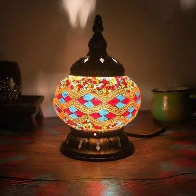 Mini Table Mosaic Lamp by Veasoon