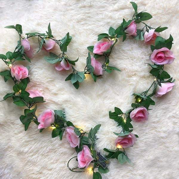 Decorative Rose Vine String Lights by Veasoon