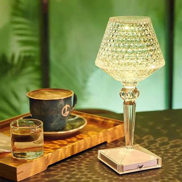 Crystallia Crystal Table Lamp by Veasoon