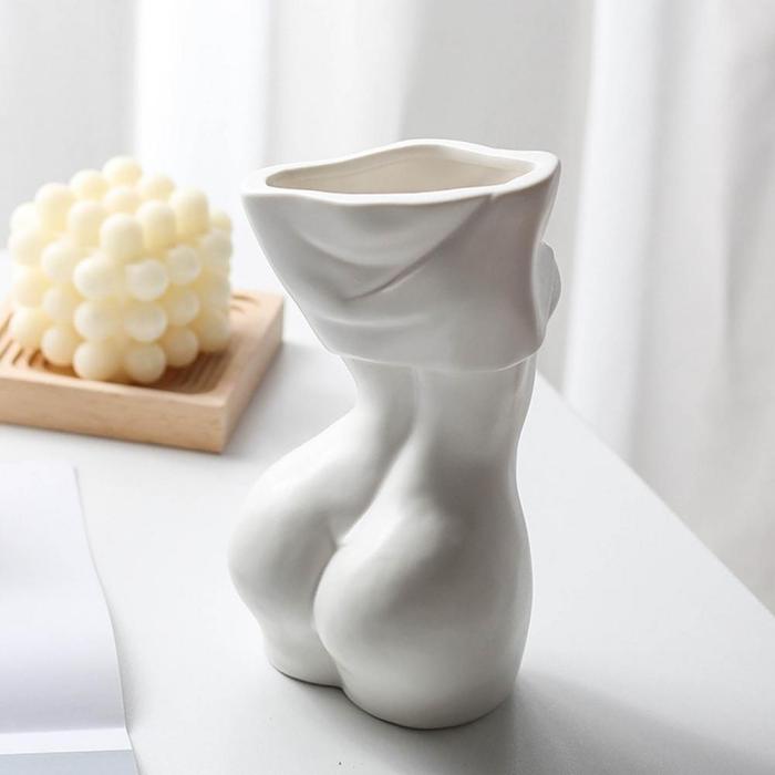 Female Form Sculpture Vase by Veasoon