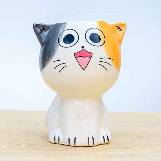 Cartoon Cat Flower Pots by Veasoon