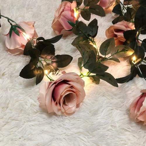 Decorative Rose Vine String Lights by Veasoon
