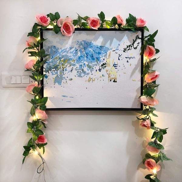 Decorative Rose Vine String Lights by Veasoon