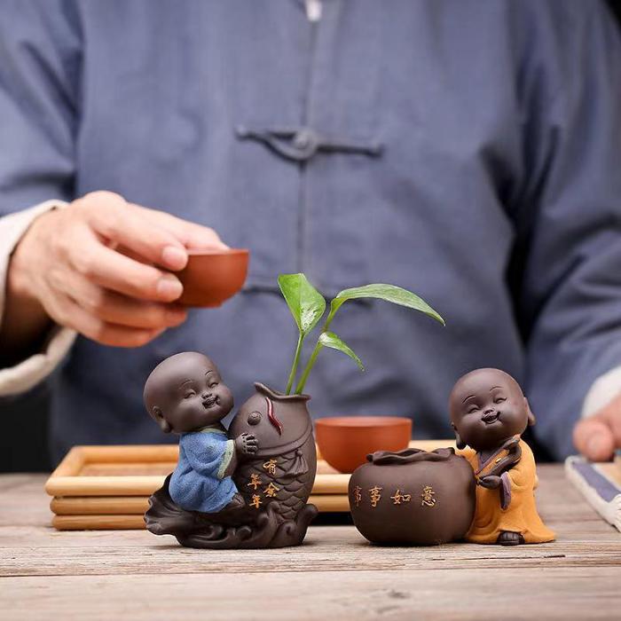 Cute Baby Buddha Flower Pot by Veasoon
