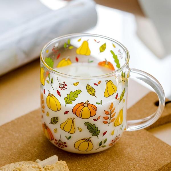 Mushroom Glass Mug by Veasoon