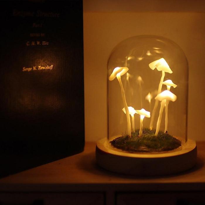 DIY Enchanted Mushroom Forest Lamp by Veasoon