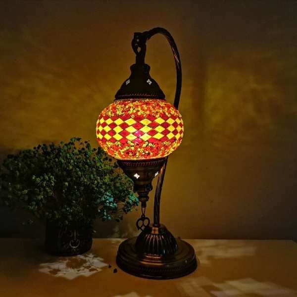 Turkish Mosaic Table Lamp by Veasoon