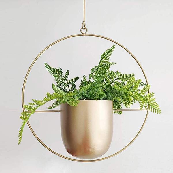 Metal Hanging Plant Pot by Veasoon