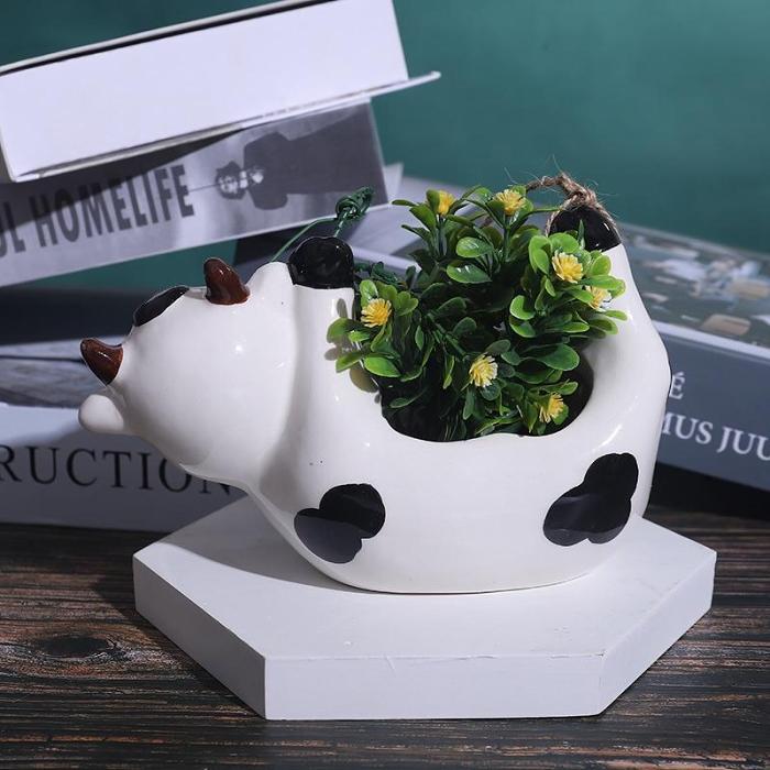 Hanging Mini Animals Plant Pots by Veasoon