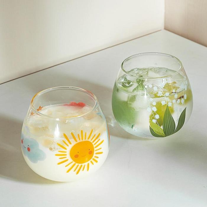 Spring is in the Air Glass Cups by Veasoon