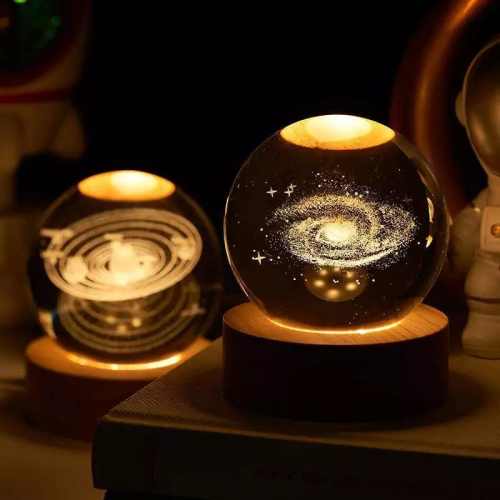 Galaxy Crystal Ball Night Light by Veasoon